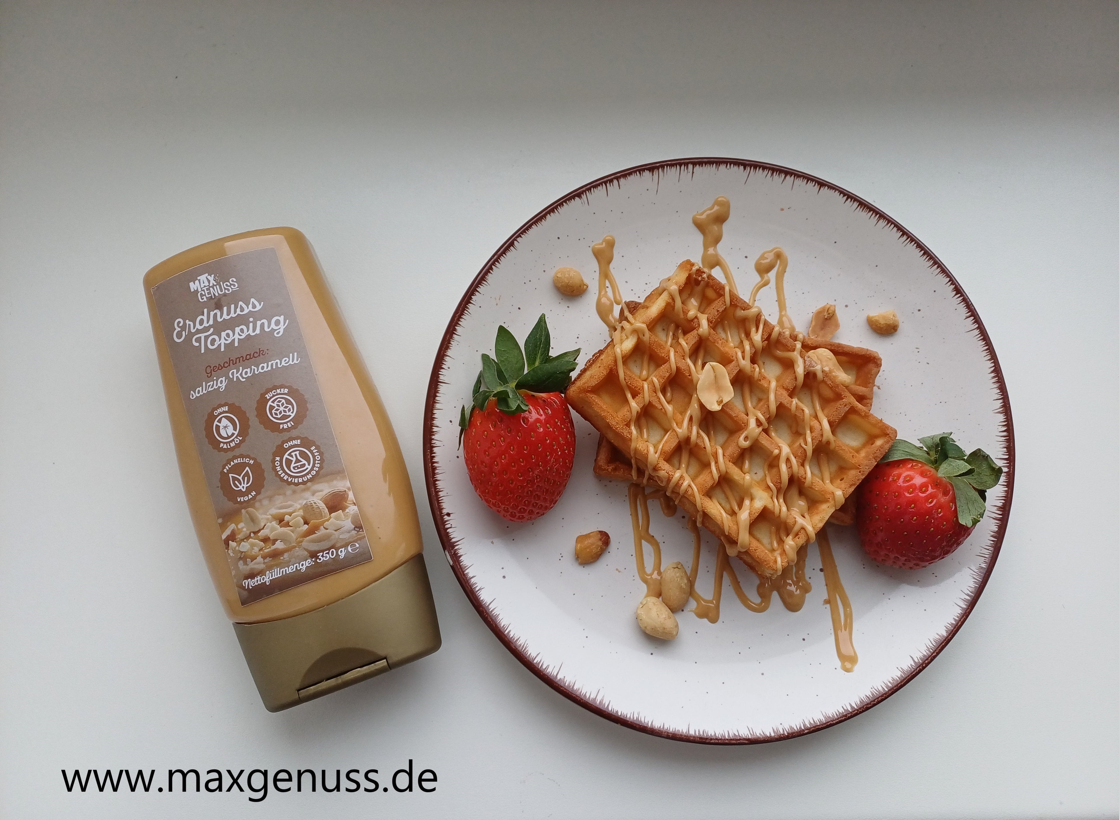 Erdnuss Topping salzig Karamell