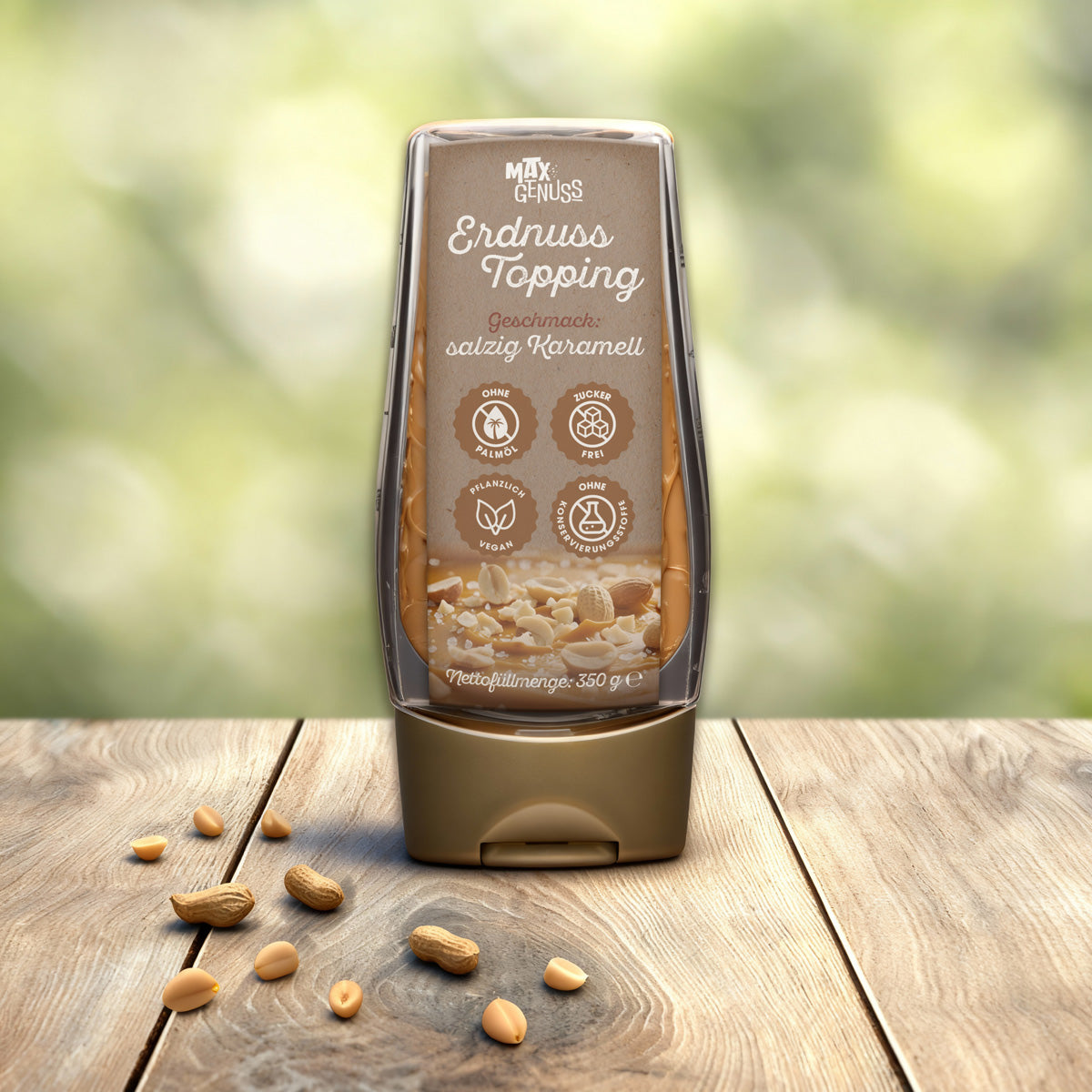 Erdnuss Topping salzig Karamell